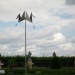 Větrný objekt Mantide, 2005, nerez, výška cca 6 m